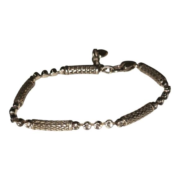 Brighton Meridian? Swarovski Crystal Chain Link‎ Bracelet - Picture 1 of 5
